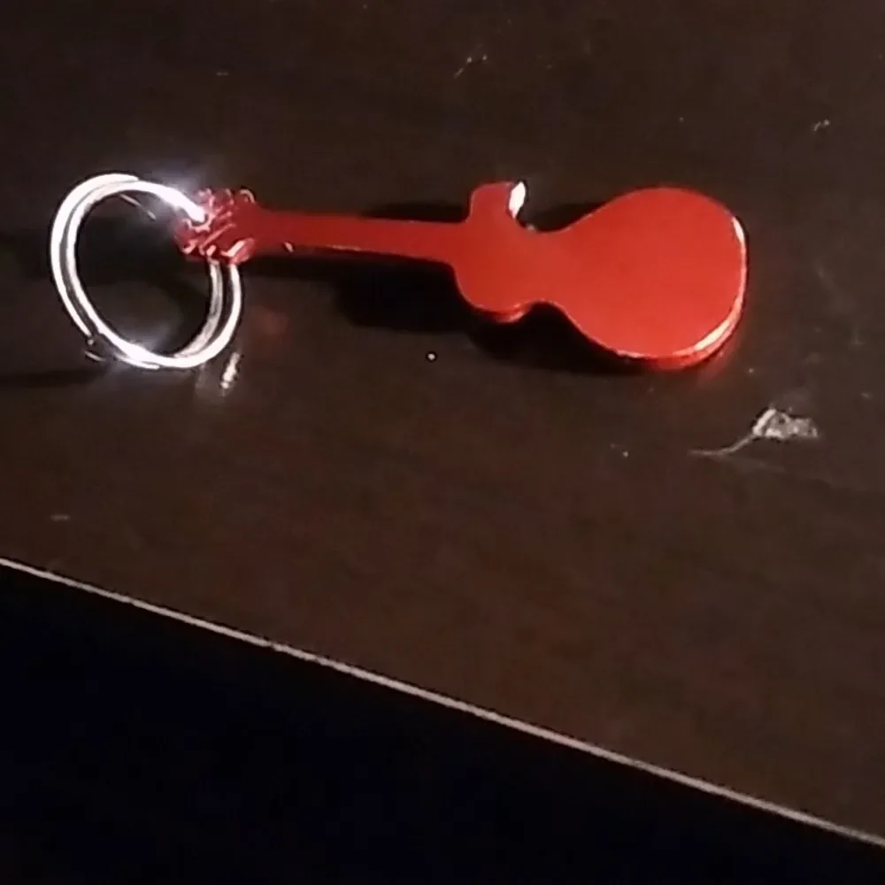 Budweiser Guitar Keychain/ Bottle Opener